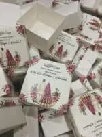 Personalized Nikkah Favor Boxes_ Floral Islamic Wedding Bid Gift_ Custom Mehndi Giveaways - image 4