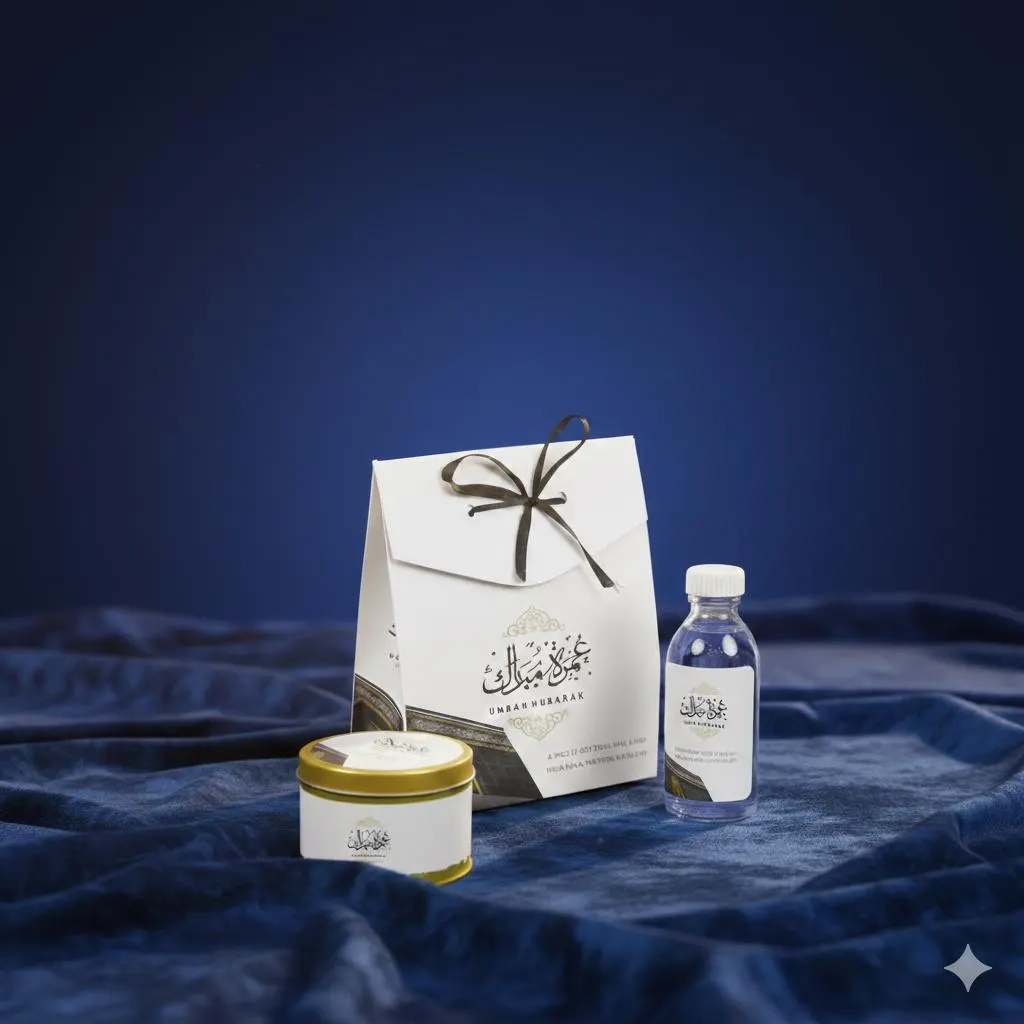 Personalized umrah Mubarak Favor Boxes(Set of 35) - image 3
