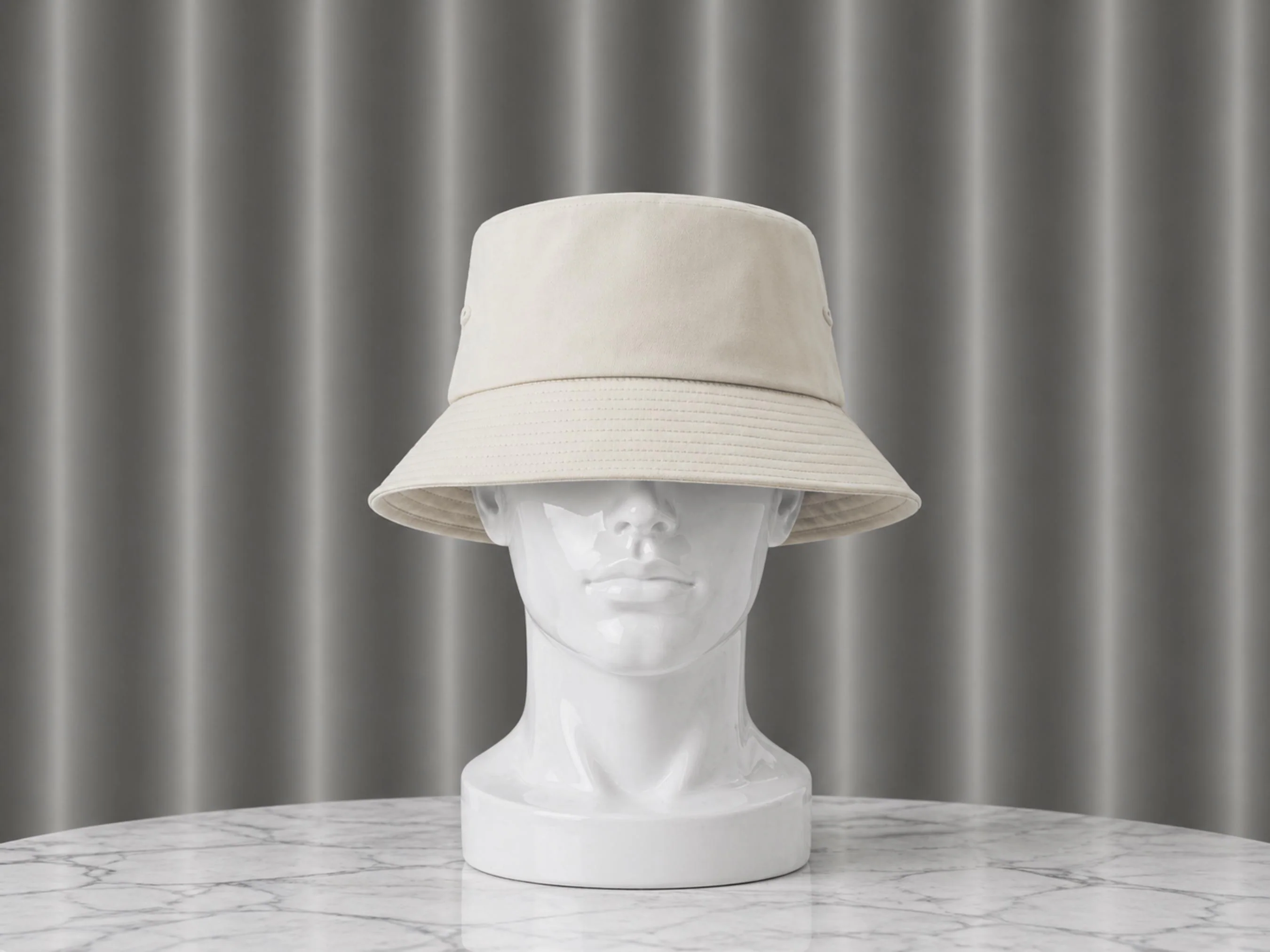 Large Cotton Bucket Hat | Adjustable Chin Strap, Summer Outdoor Wear, Big Head Fit Style - image 3