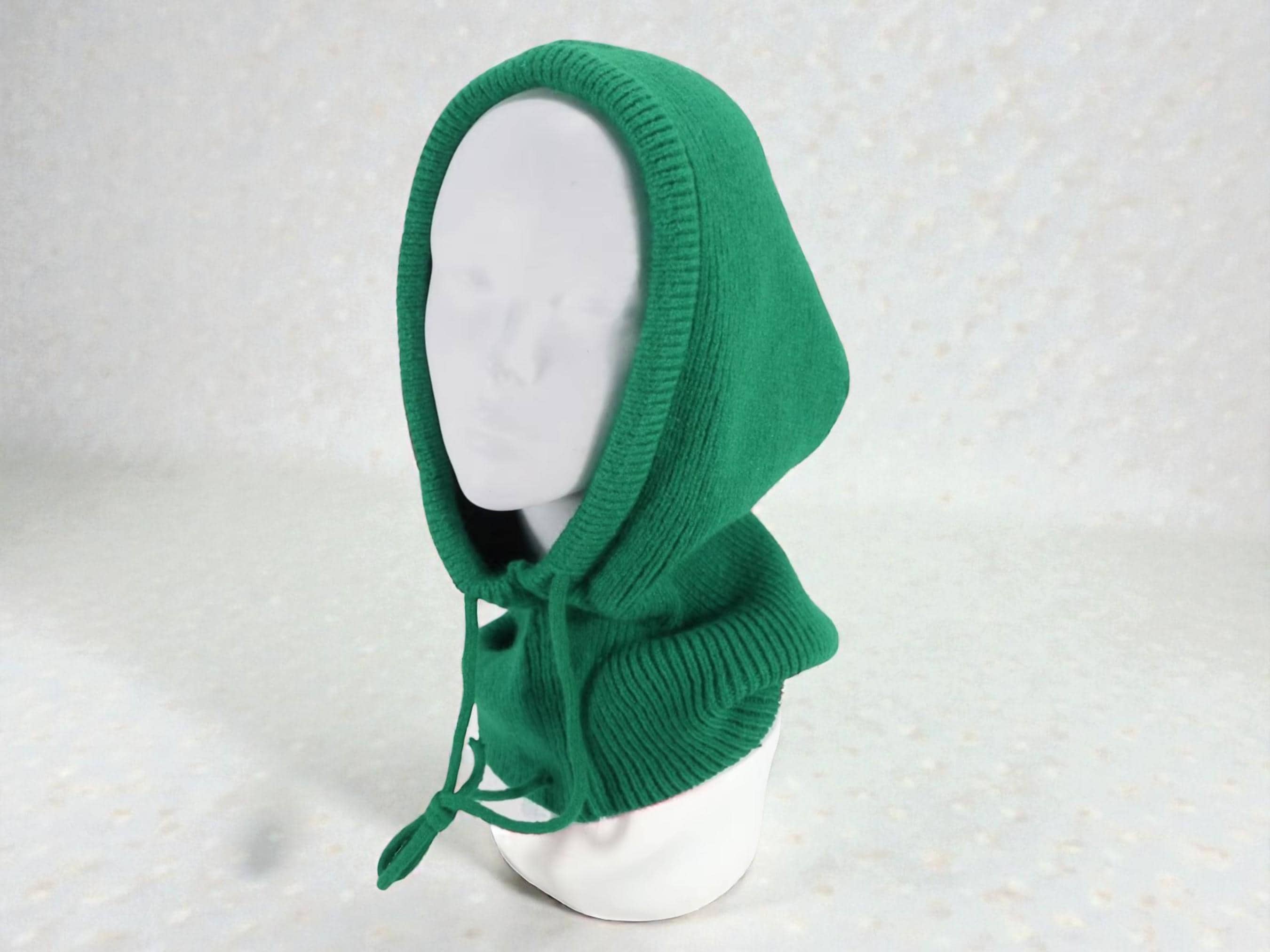 Unisex Knitted Hooded Scarf | Warm Ear Protection Beanie, Neck Wrap Accessory - image 3
