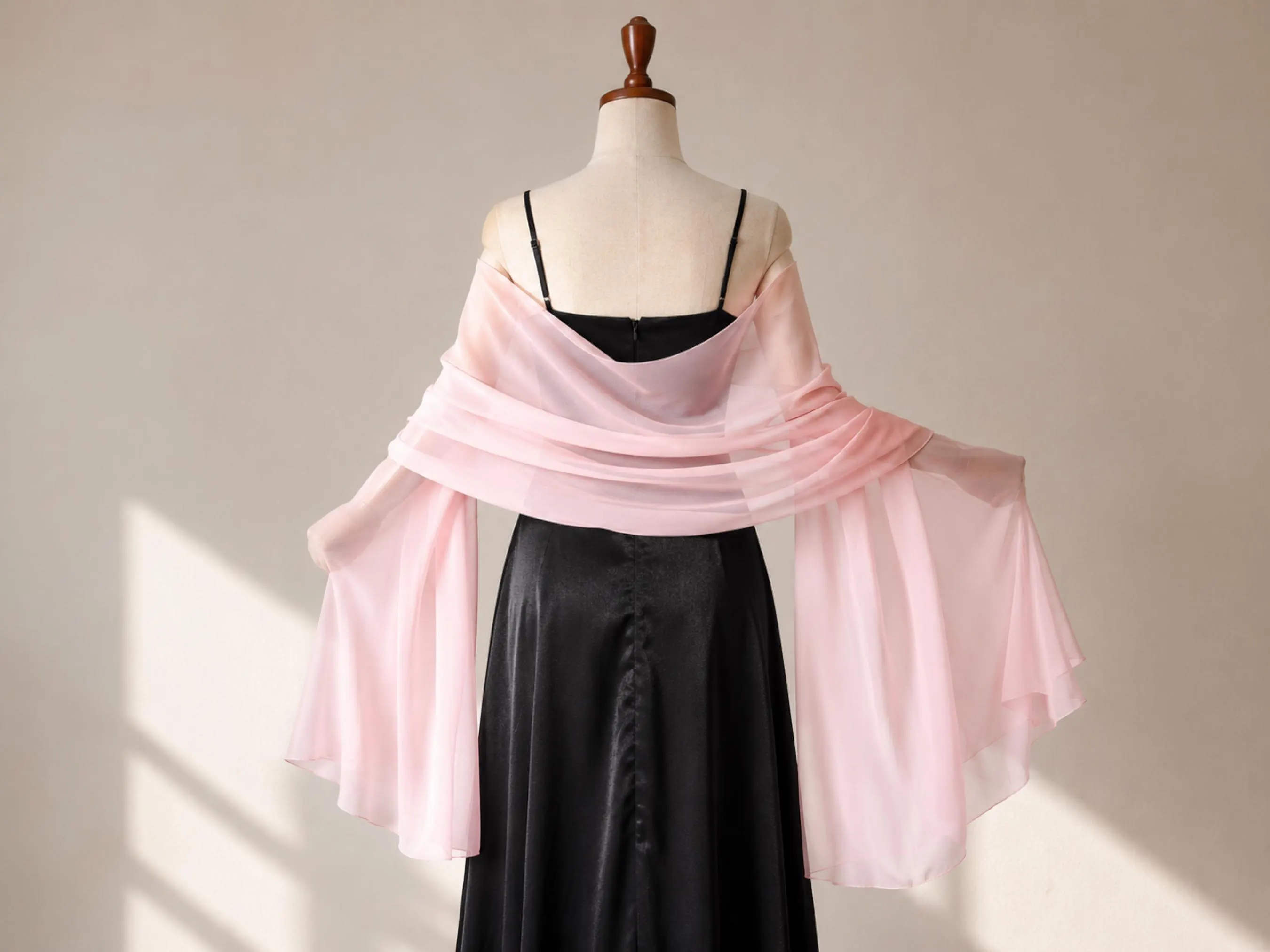 Chiffon Evening Shawl Wrap: Lightweight, Soft, Elegant Formal Cover Up - image 2