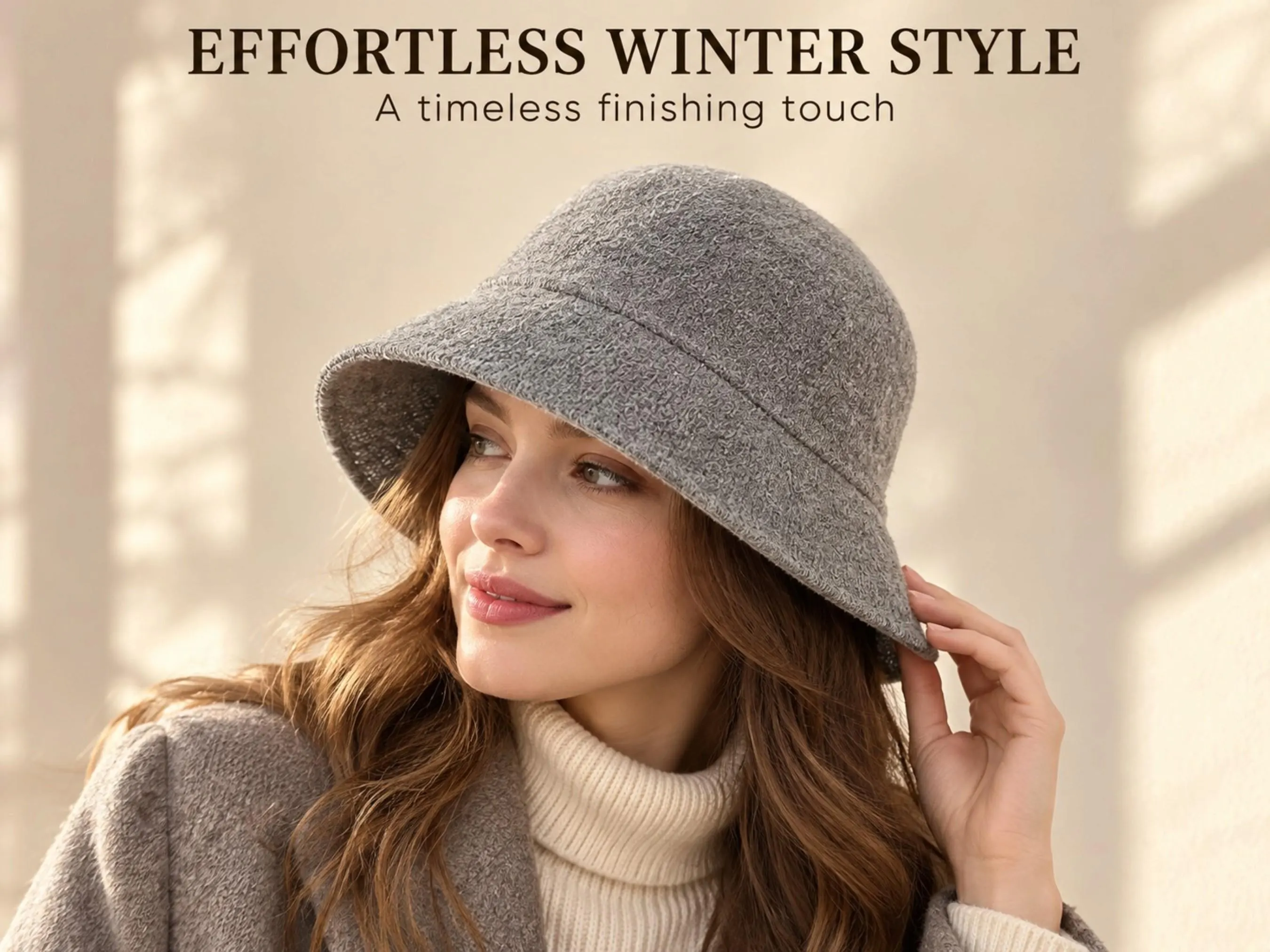 Winter Bucket Hat | Fisherman Cap | Retro Style Winter Headwear | Cozy Cold Weather Accessory
