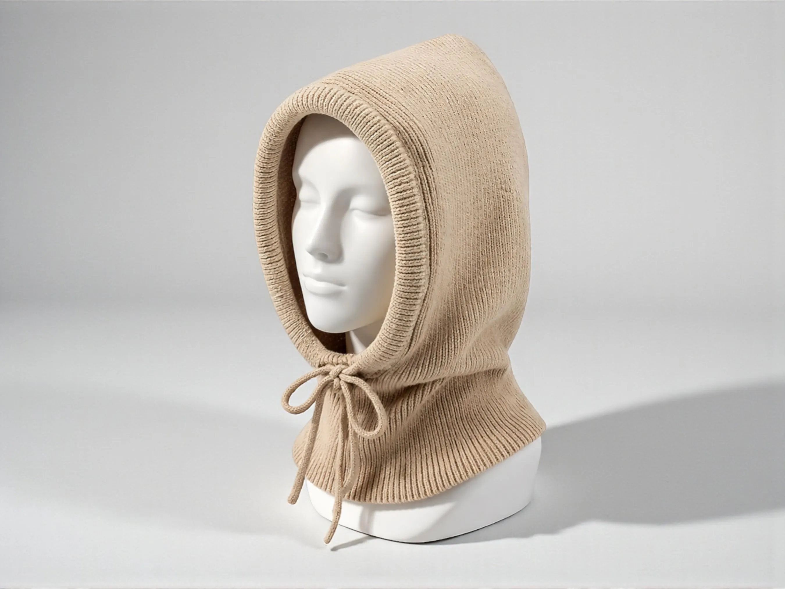 Unisex Knitted Hooded Scarf | Warm Ear Protection Beanie, Neck Wrap Accessory - image 2