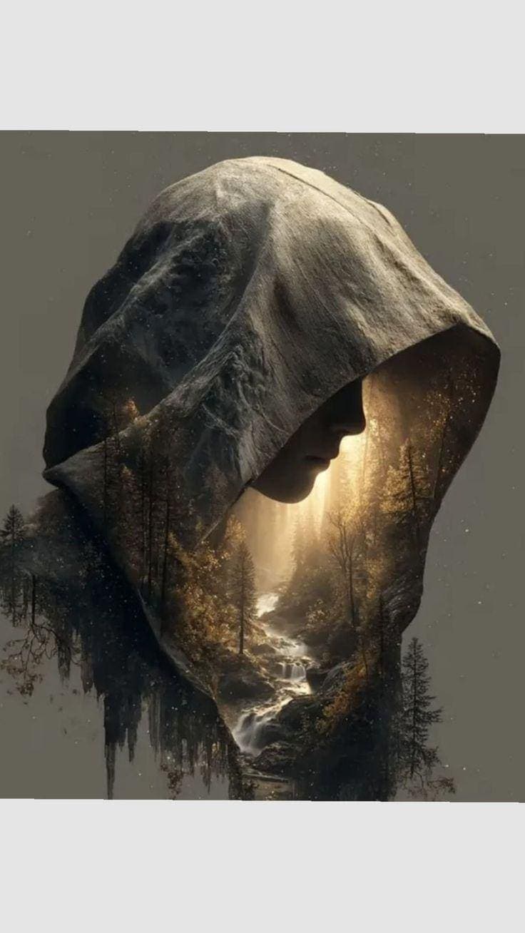 Surreal AI Art of a Faceless Man – Nature, Roots & Imagination Concept Artwork - image 5