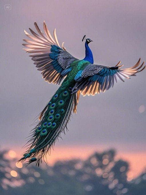 Peacock Photography Print – Colorful Wildlife Display