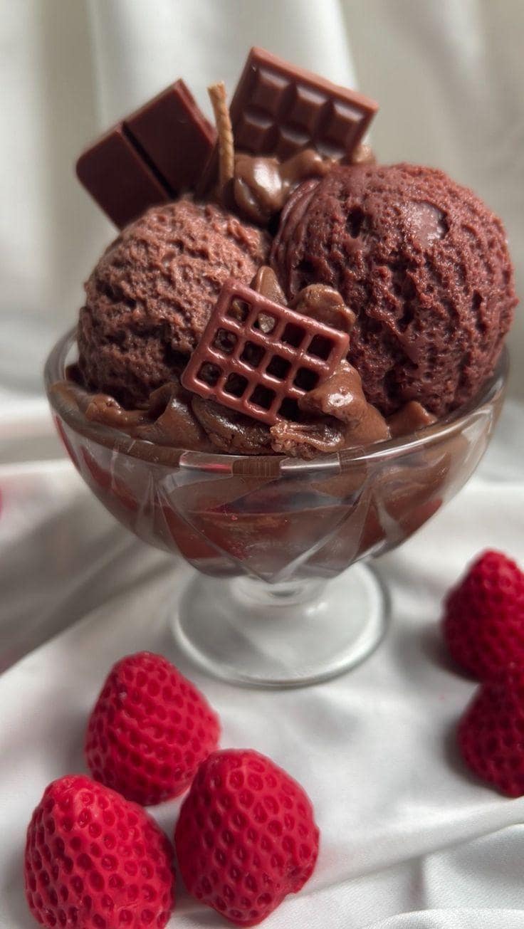 Chocolate Ice Cream Printable | Dessert Party Decor | Birthday / Wedding Labels