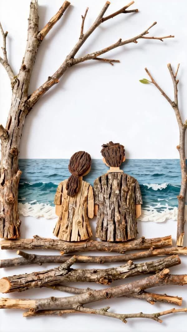 Driftwood Wall Art | Handmade Natural Wood Sculpture for Home Decor - image 4