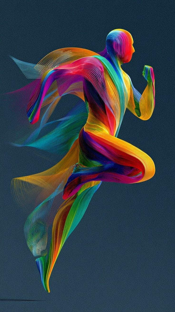 Abstract Futuristic Horse Rider Art | Luxury 3D Digital Artwork - image 3