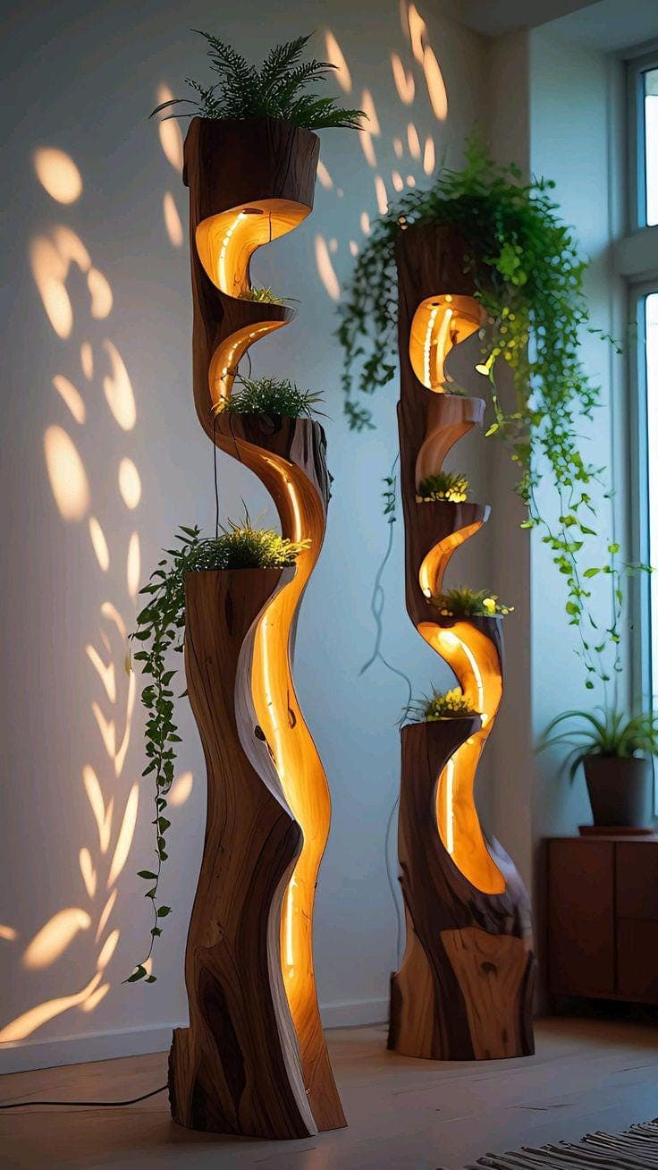 Illuminated Sculpture Lamp DIY Guide | Organic Metal Light Decor (Digital Download) - image 4