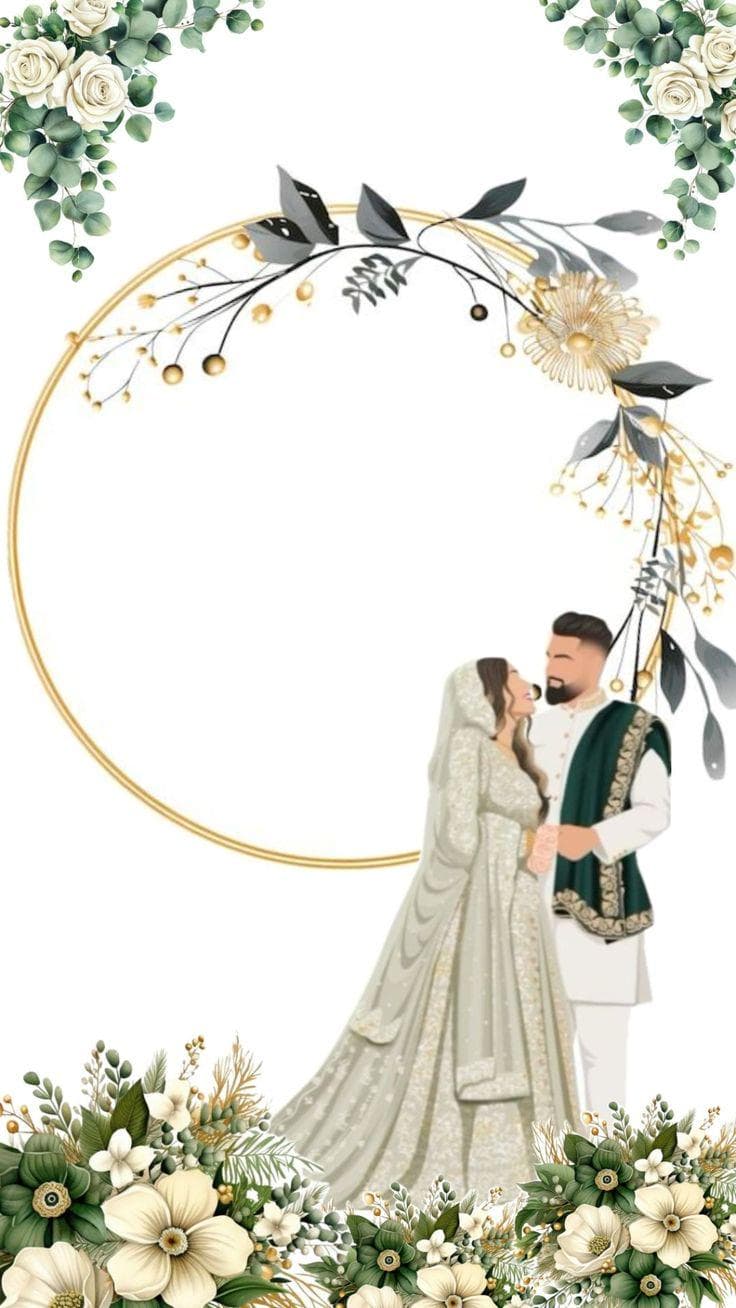 Pakistani Wedding Events Illustration | Haldi Mehndi Barat Walima - image 5