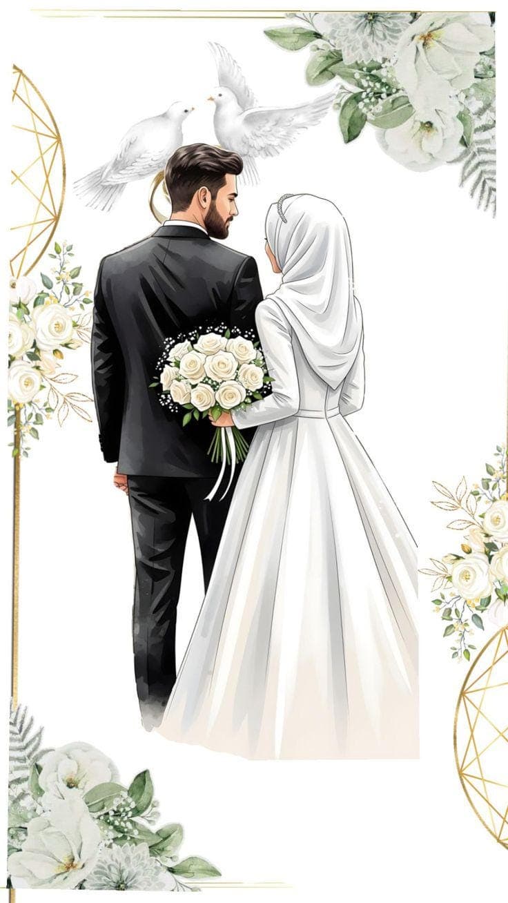 Pakistani Wedding Events Illustration | Haldi Mehndi Barat Walima - image 3