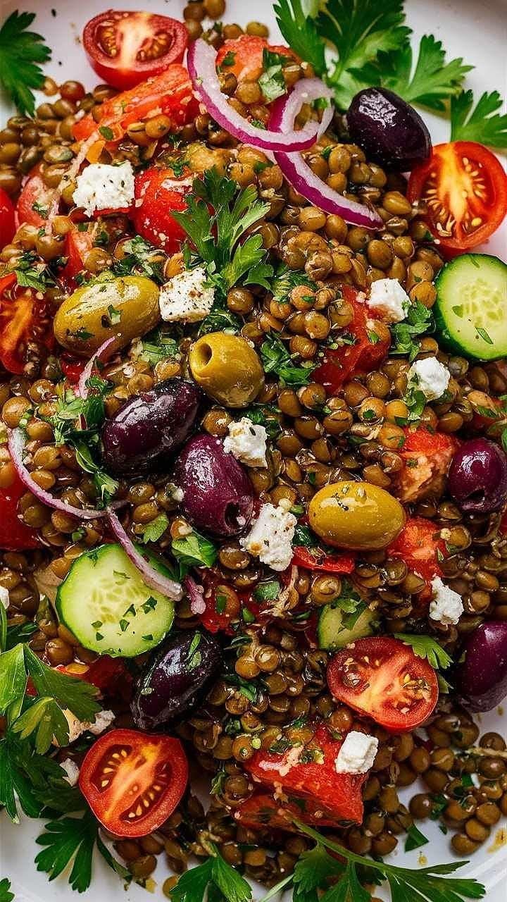 Mediterranean Lentil Salad Recipe | Healthy Vegan (Digital Recipe Card) - image 4