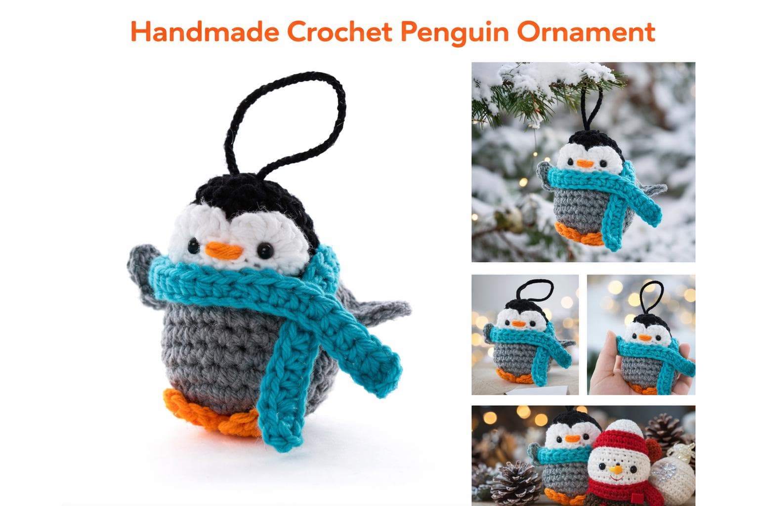 Crochet Penguin Pattern PDF | Pedro Amigurumi Toy - image 3