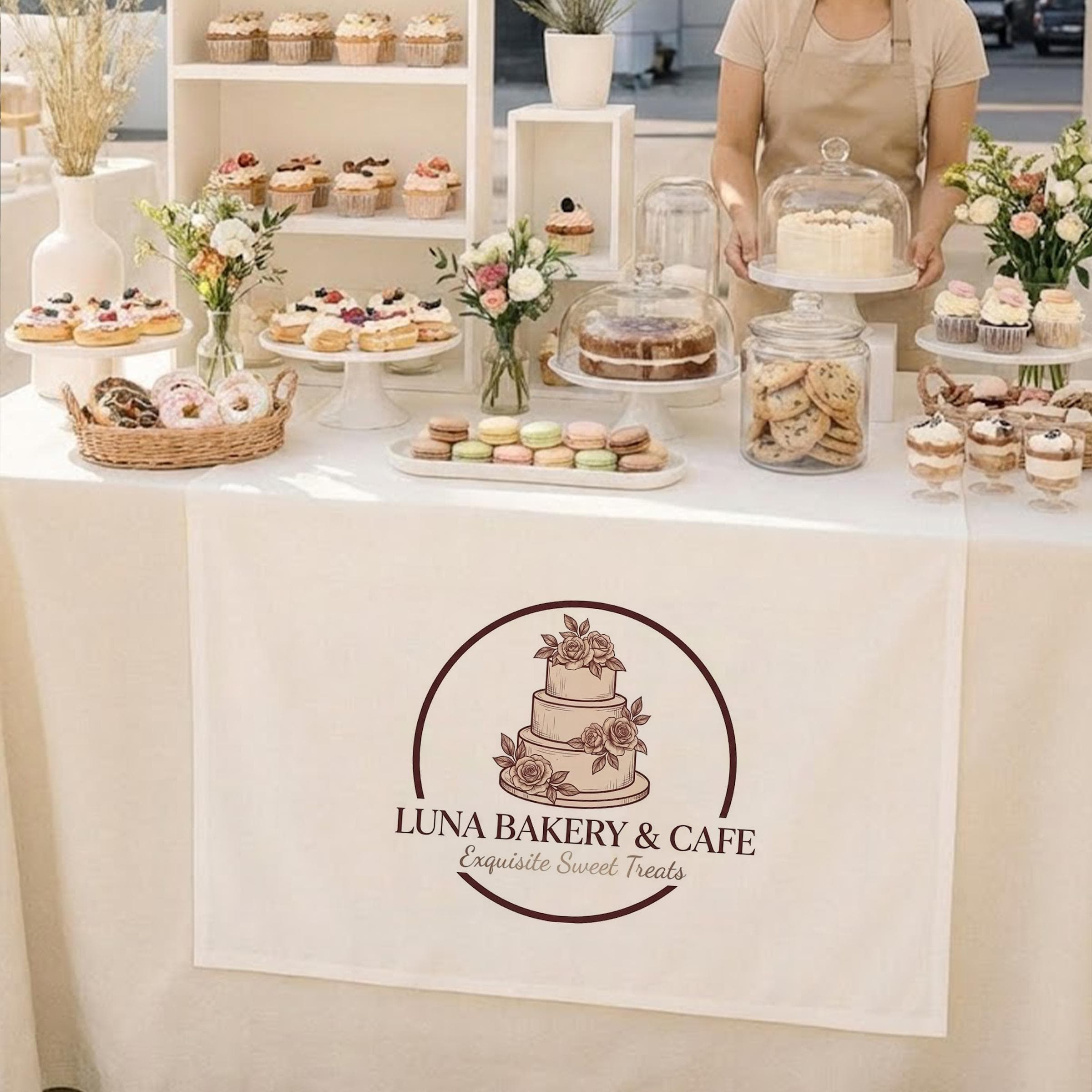 Custom Table Runner with Logo, Custom Table Runner – Personalized Logo Table Decor for Weddings, Parties, and Events - image 5