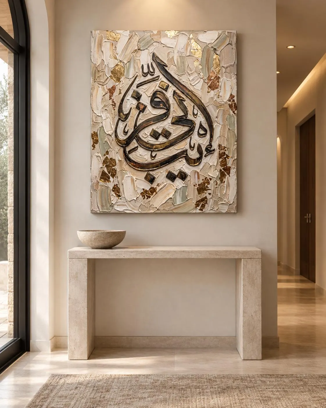 Inni Qarib Arabic Calligraphy Canvas Print, Islamic Wall Art, Contemporary Home Decor - image 4