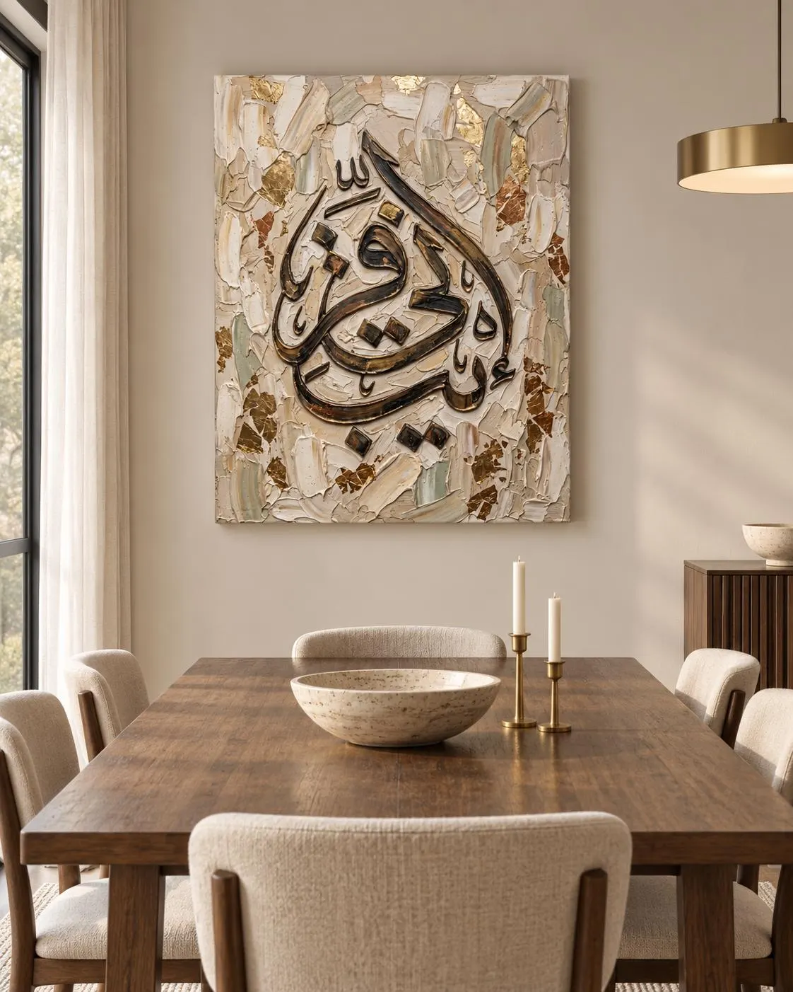 Inni Qarib Arabic Calligraphy Canvas Print, Islamic Wall Art, Contemporary Home Decor - image 5