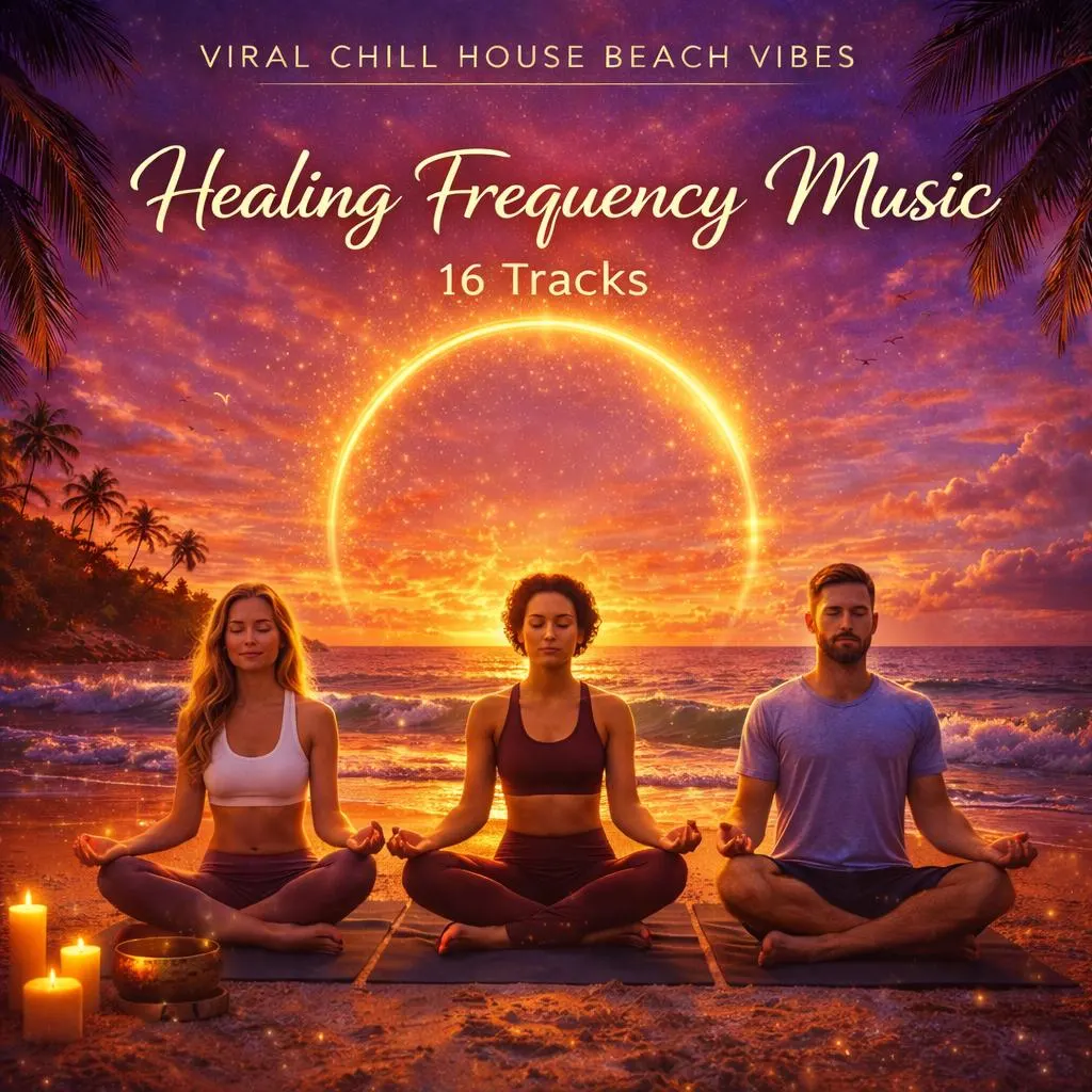 Chill House Beach Vibes Music | Healing Frequencies 528Hz 639Hz 432Hz | Premium Lossless WAV MP3 Audio for Yoga Spa Massage Background - image 5