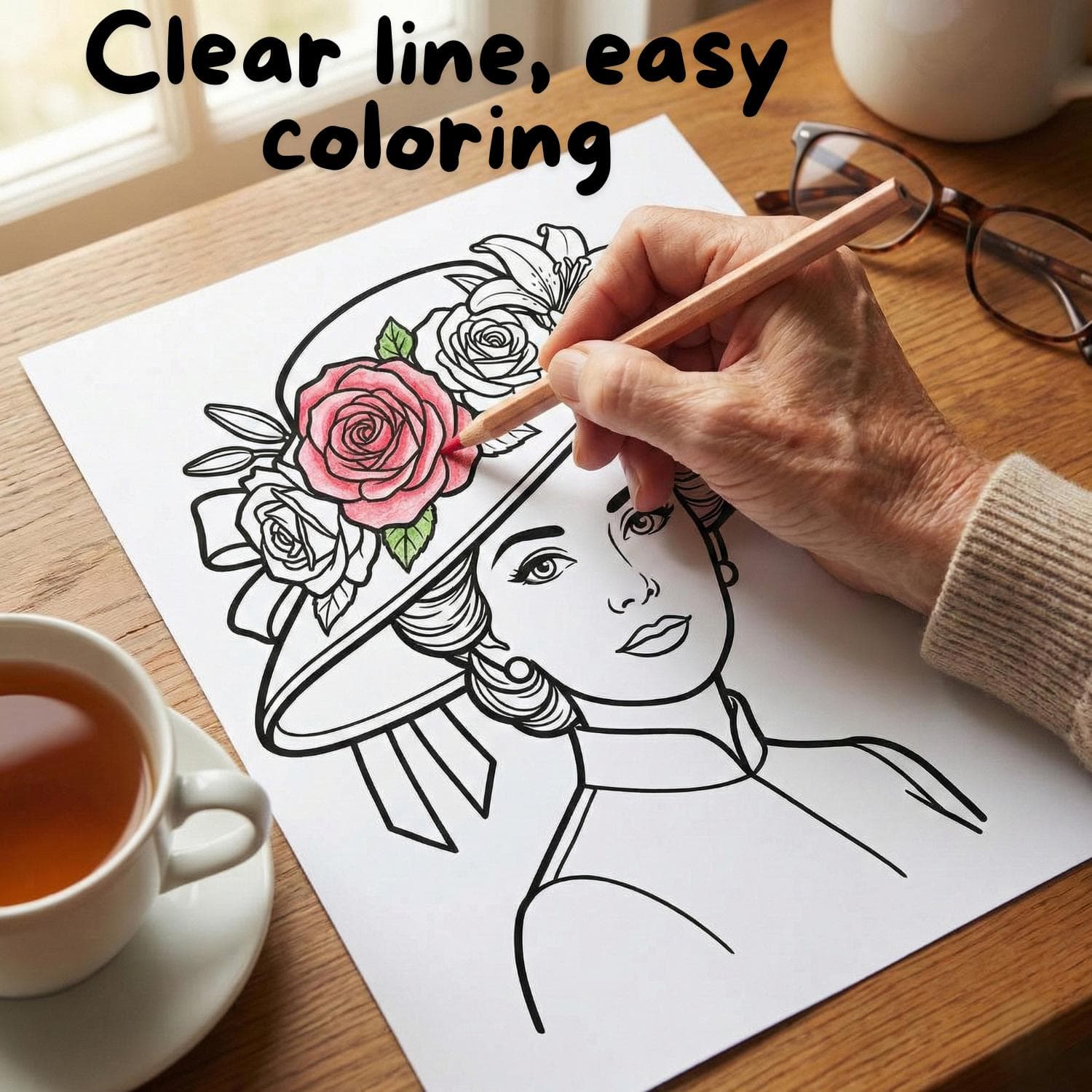 1950s Retro Fashion Coloring Pages | Mid-Century Lifestyle Scenes (Digital Download) - image 2