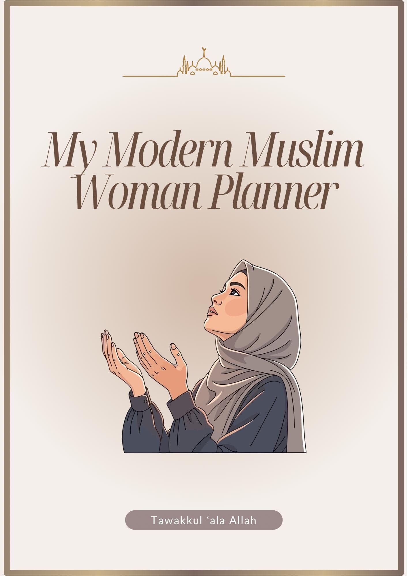 Islamic Daily Planner for Muslim Women | Faith & Productivity | Modern Muslim Woman | Digital PDF