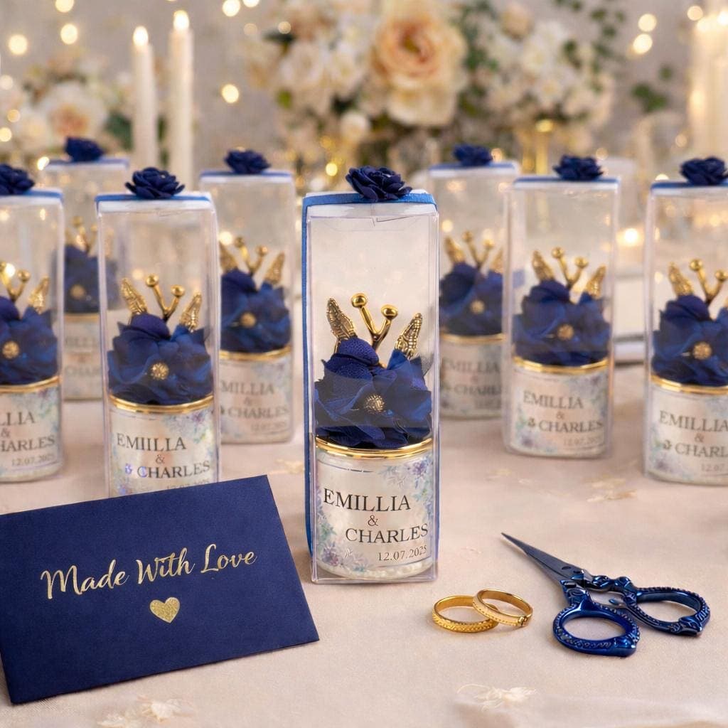 Custom Candle Favors, Personalized Wedding Keepsake Gift