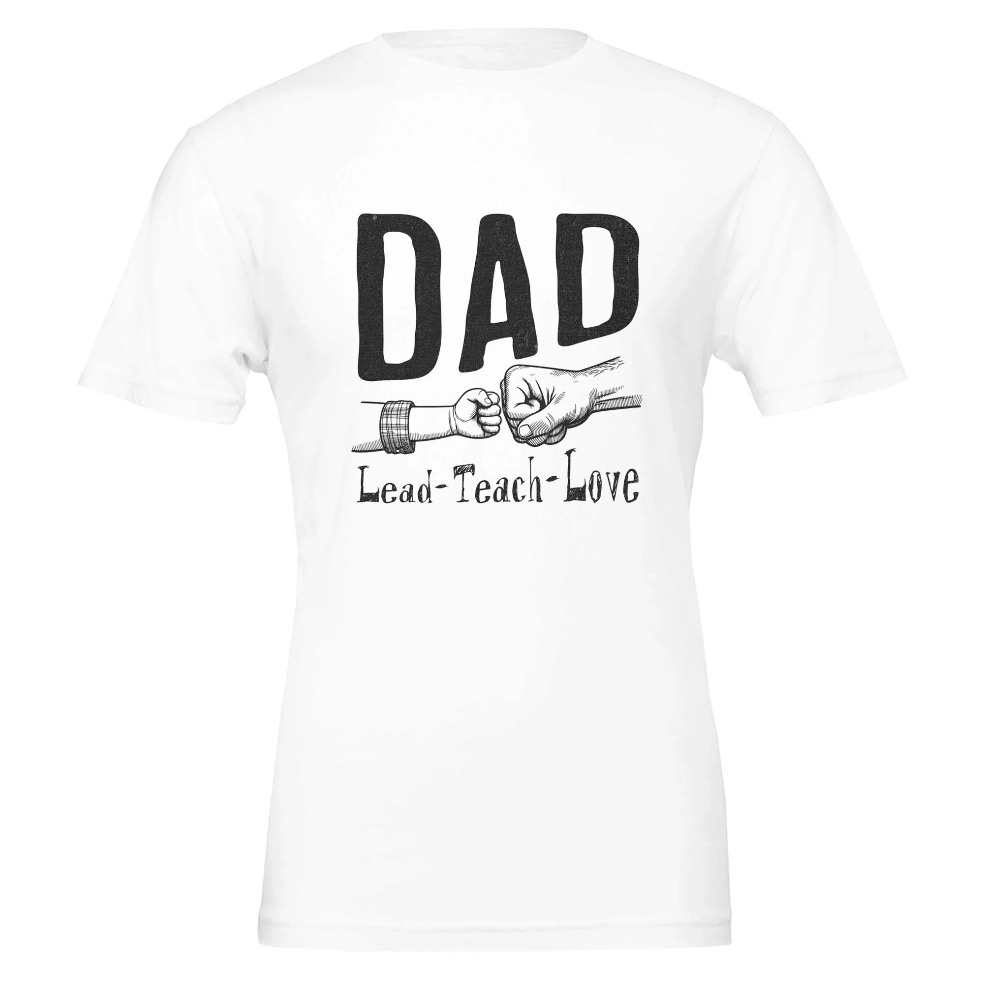 Dad Lead Teach Love T-Shirt | Father's Day Graphic Tee, Unisex Dad Shirt - image 4