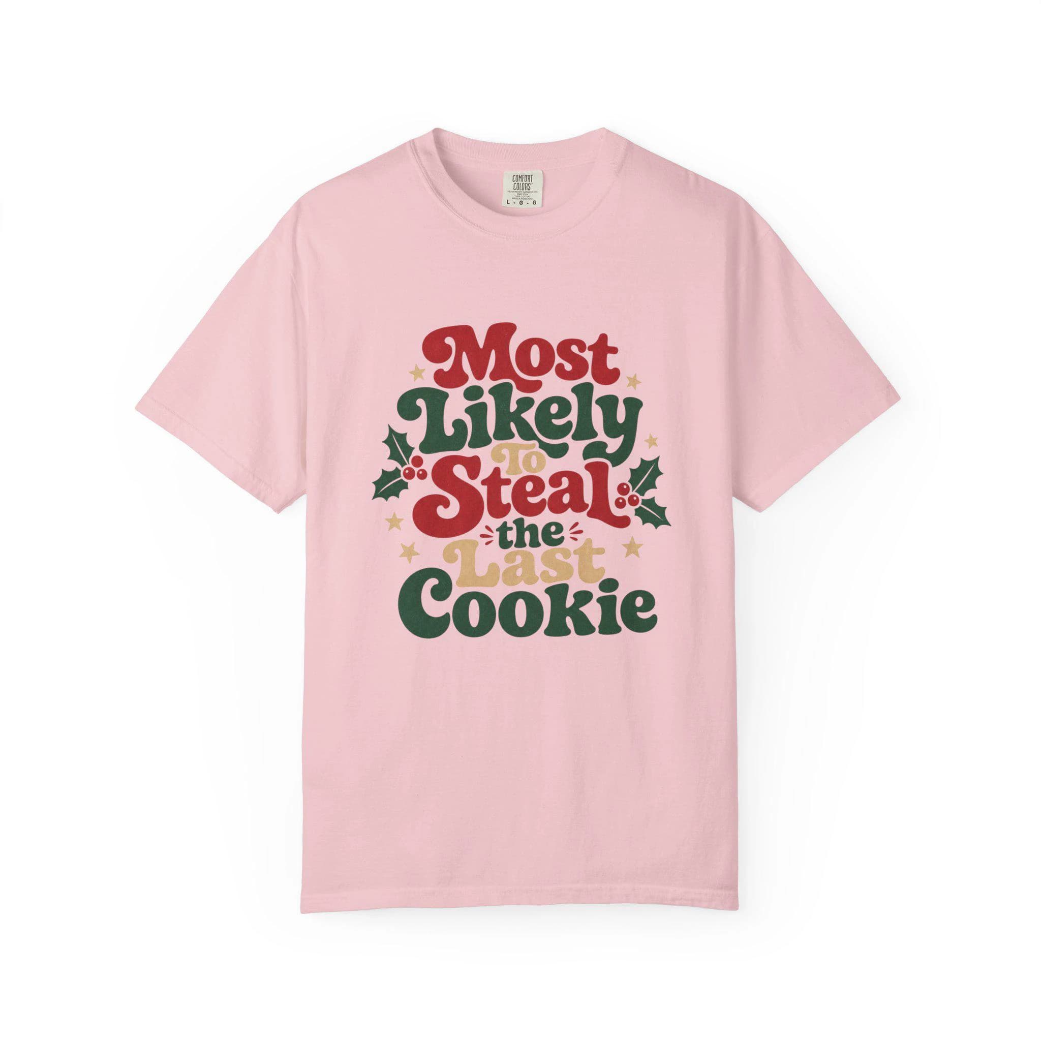 Retro Christmas Cookie Shirt, Comfort Colors Holiday Tee, Family Gift - image 5