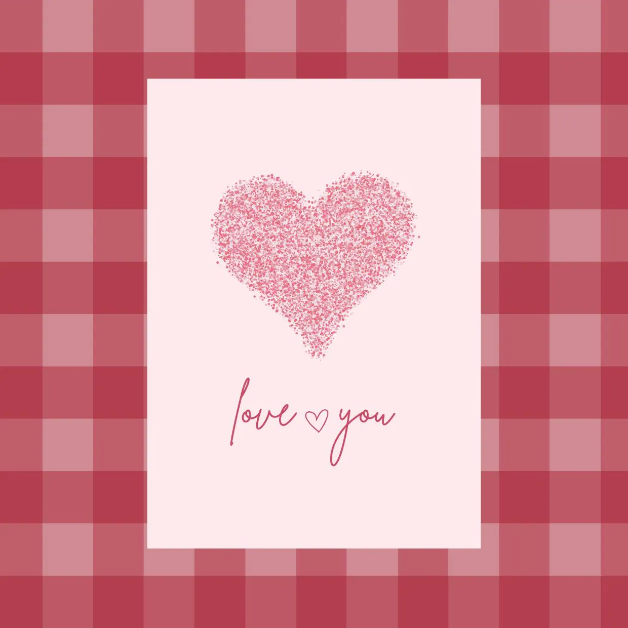 Editable Love You Valentines Day Card Template Pink Heart Aesthetic Cute Greeting For Him Her Boyfriend Anniversary Soft Romantic DIY - image 5