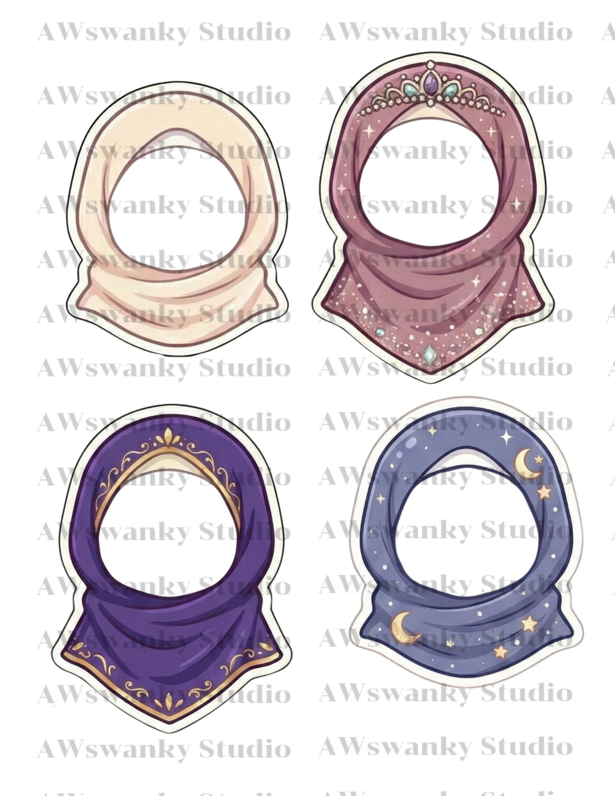 Muslim Paper Doll Printable, Islamic Princess Dress Up, Kids Activity PDF, Ramadan Toy, Hijab Doll Set, Instant Download - image 5