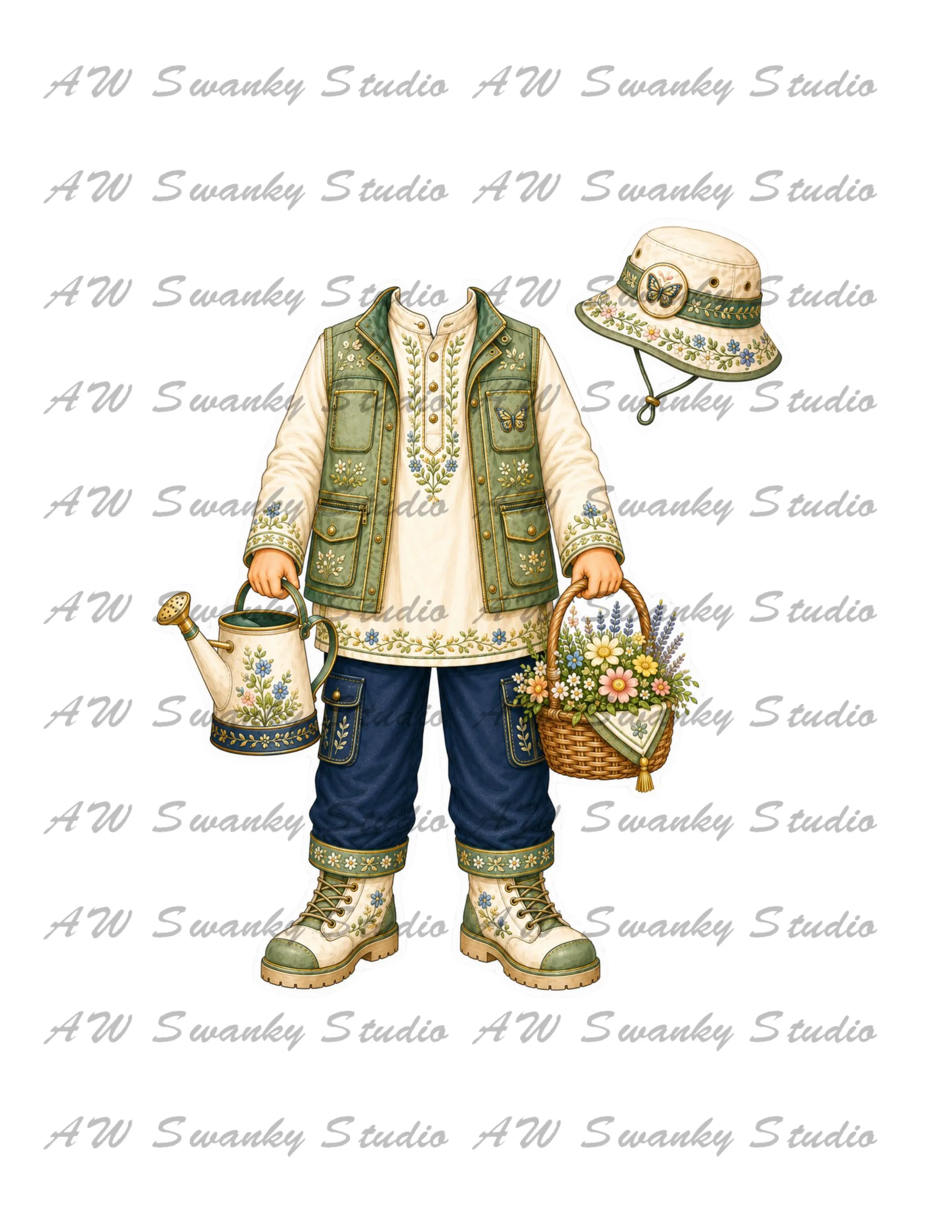 Muslim Boy Four Seasons Paper Doll Printable, Yusuf Dress Up, 25 Outfits, 70-Page Digital PDF - image 2