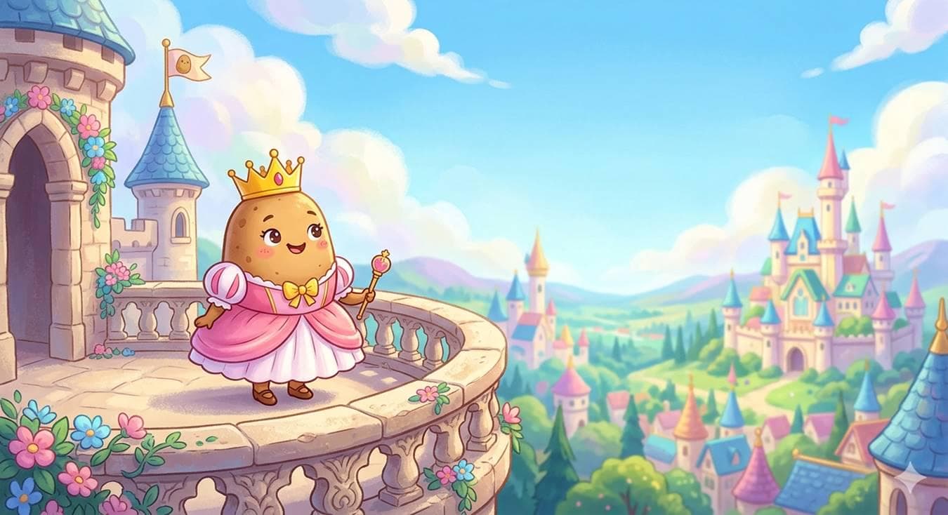 Princess Potato Bedtime Story Book | Foodland Mystery Adventure (Digital Download) - image 3