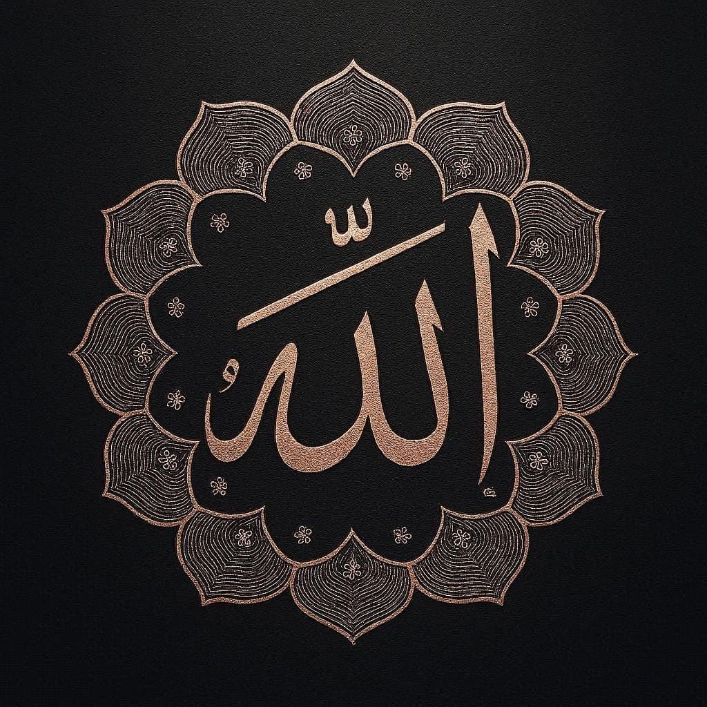 Allah Name Arabic Calligraphy Wall Art – Islamic Home Decor, Spiritual Muslim Gift, Digital Download - image 3