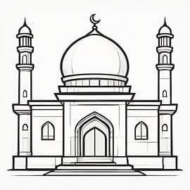Mosque Coloring Book for Kids | Islamic Architecture Activity Pages (Digital Download) - image 5