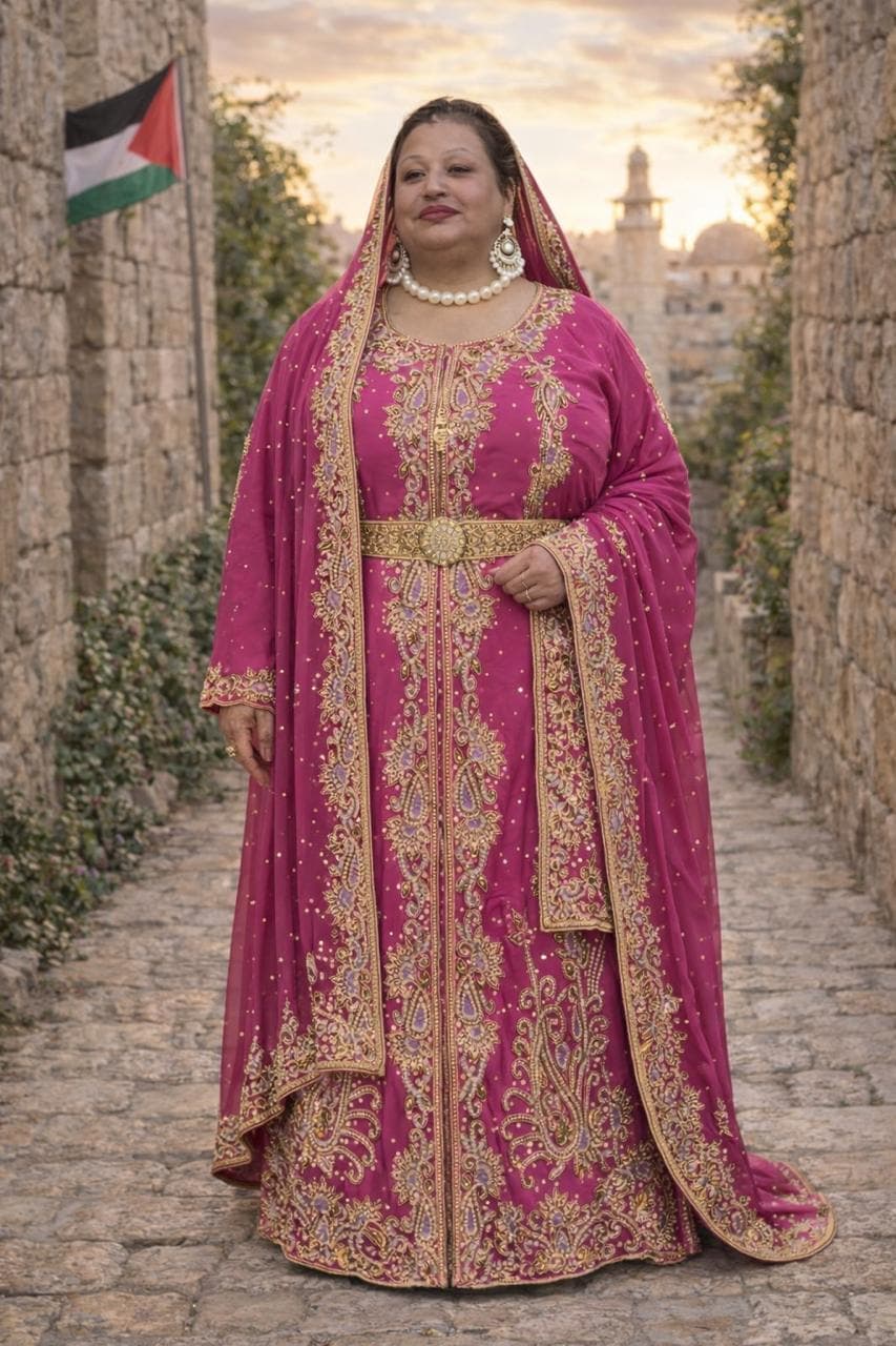 Handmade Beaded Kaftan Dress | Dubai Style Maxi Abaya, Plus Size