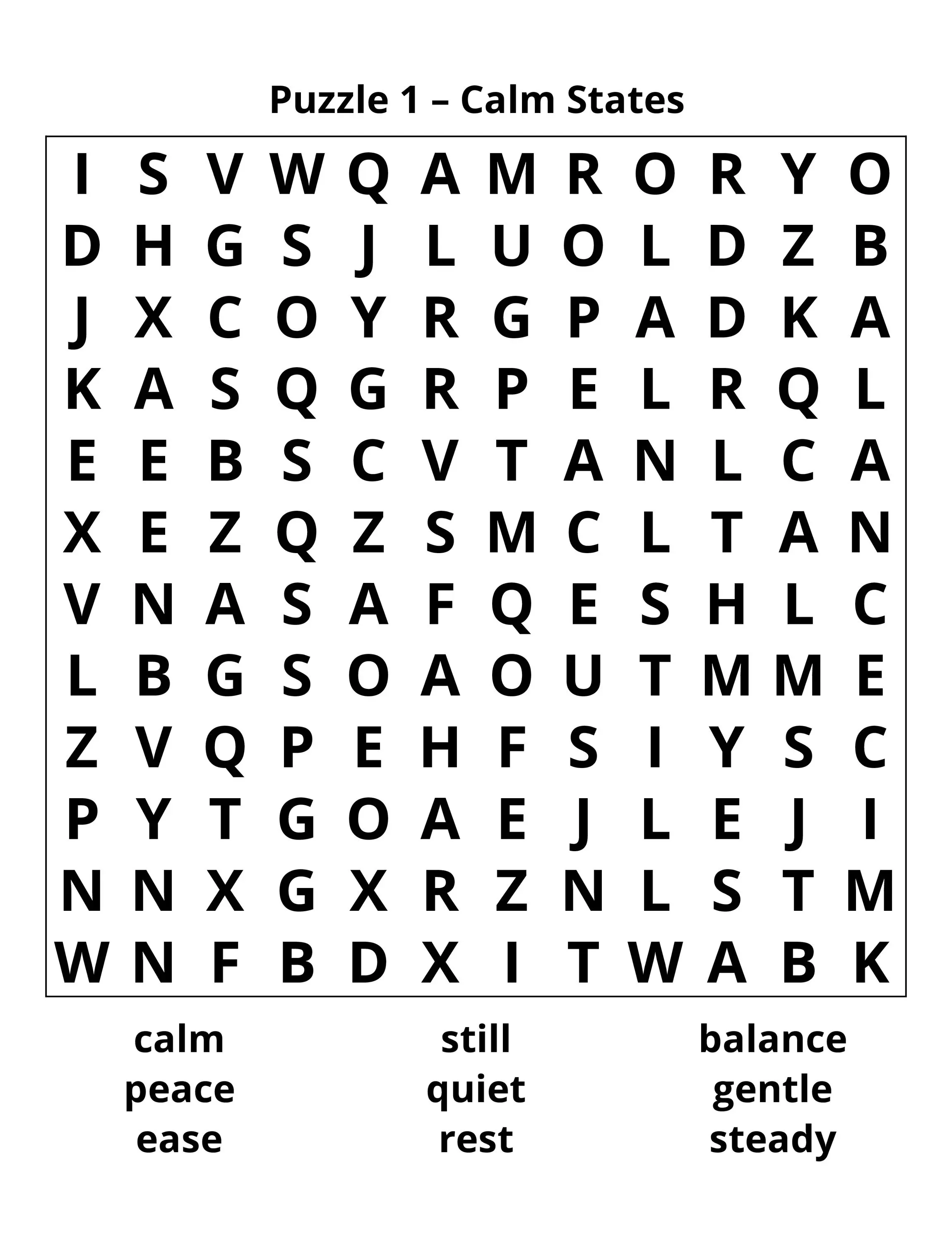 76 Giant Large Print Word Search for Seniors – Relaxation & Stress Relief | Easy Puzzles - Instant download - image 3