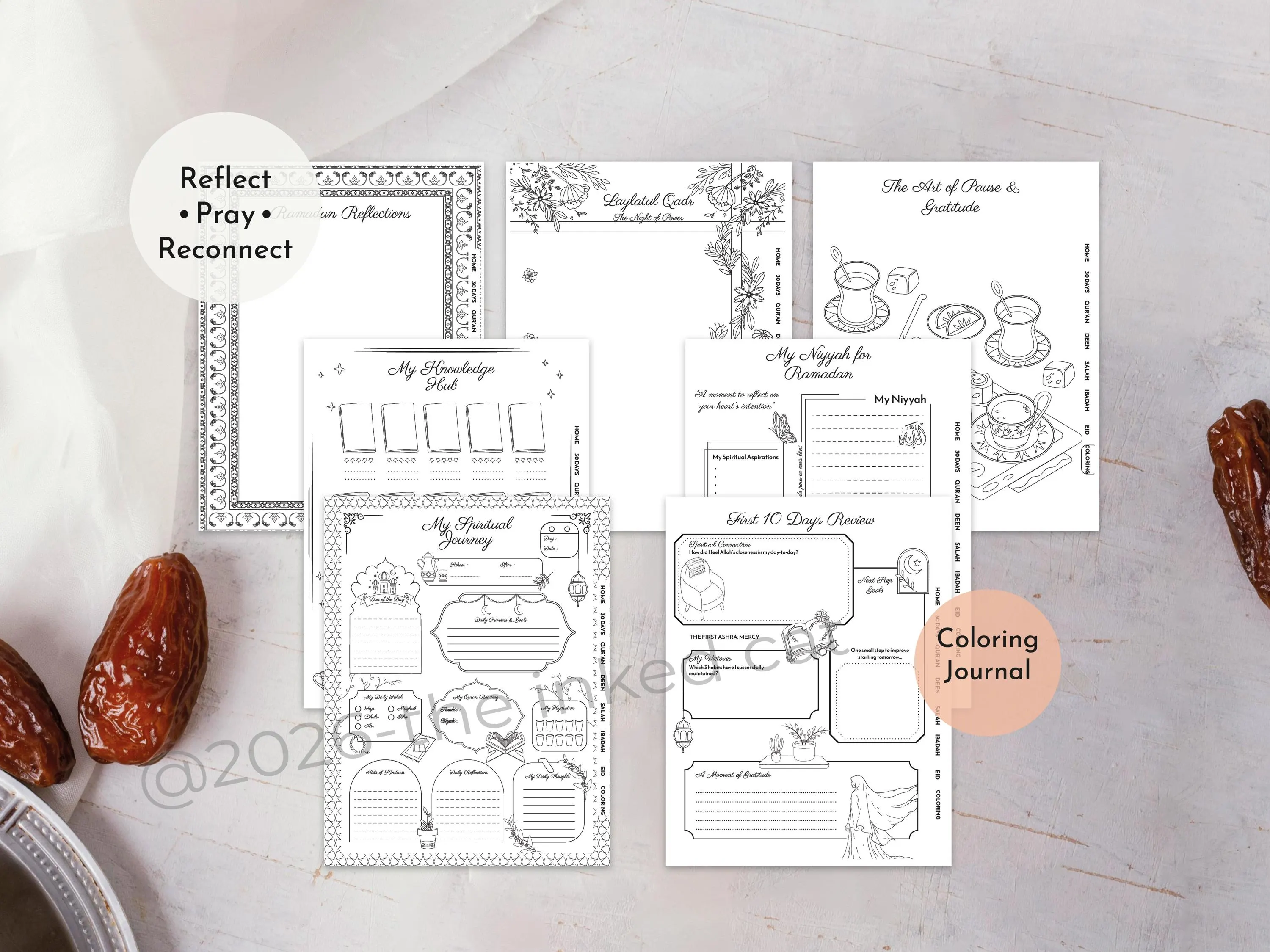 2027 Ramadan Planner | Interactive Digital Journal (Tablet PDF)-EN - image 2