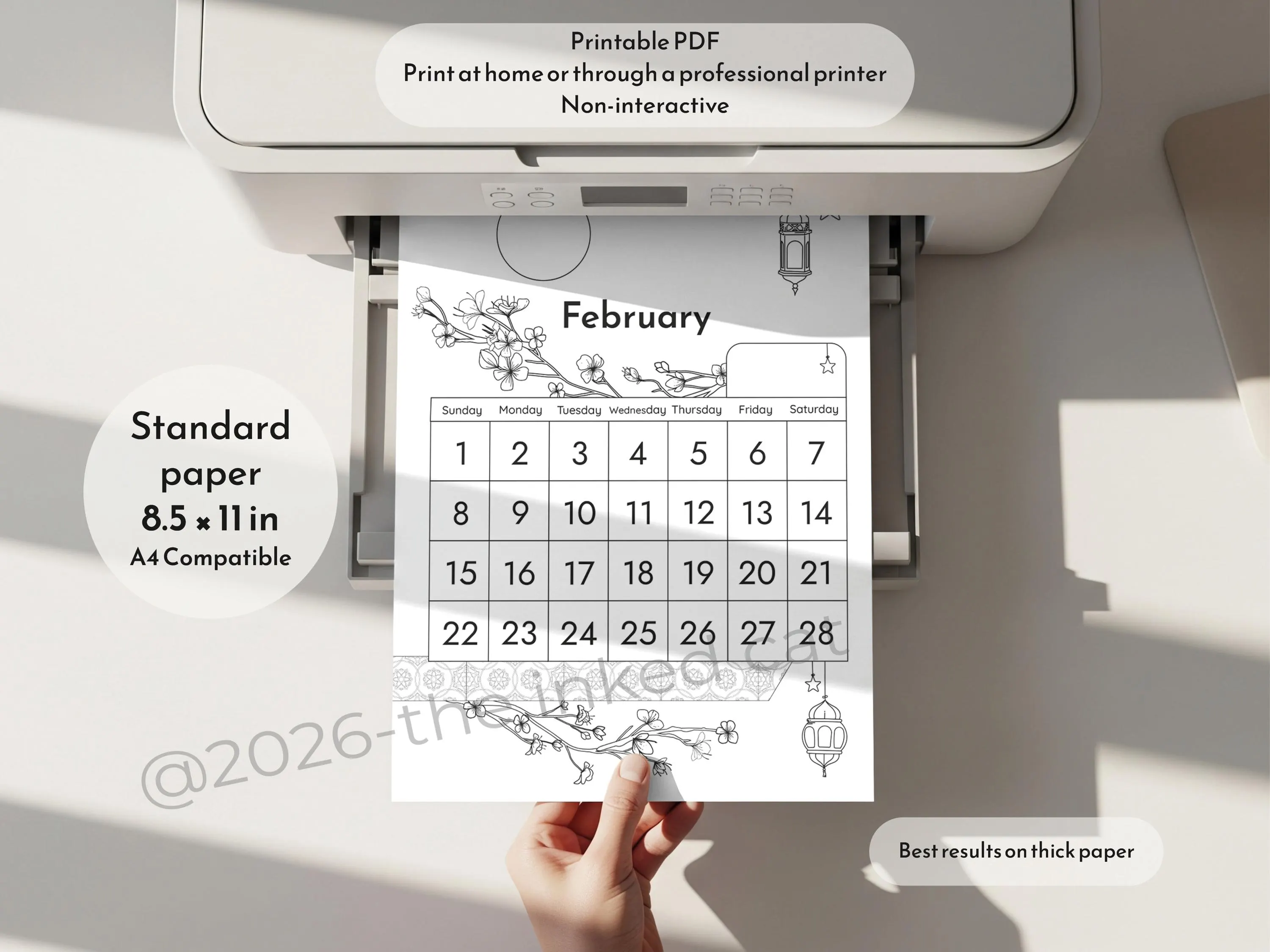 Monthly Journal February 2026 | Printable Planner PDF | Spiritual & Personal Goals | Muslim Planner - image 5