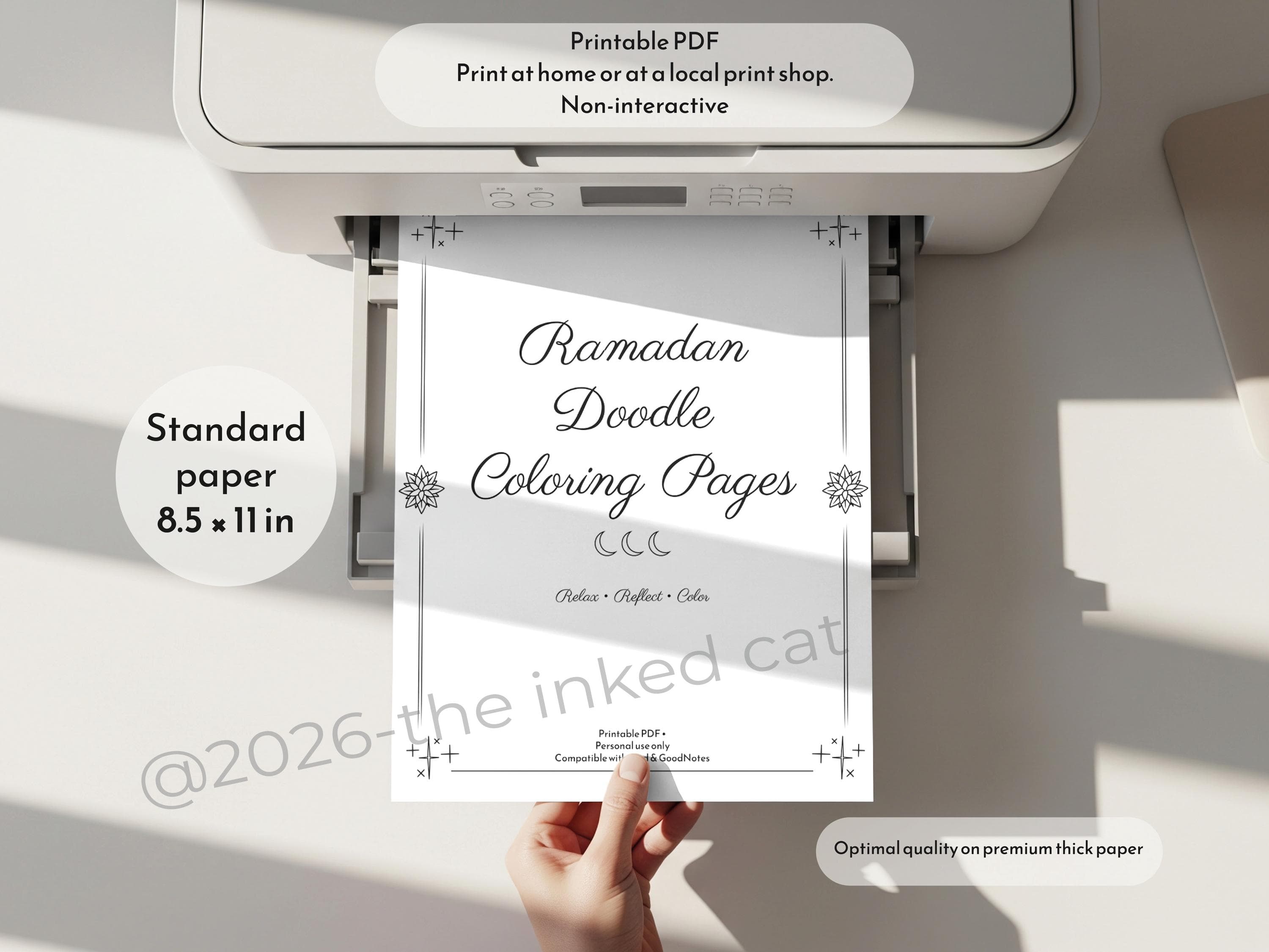 Ramadan Doodle Coloring Book | Islamic Coloring Pages Printable PDF-EN - image 4