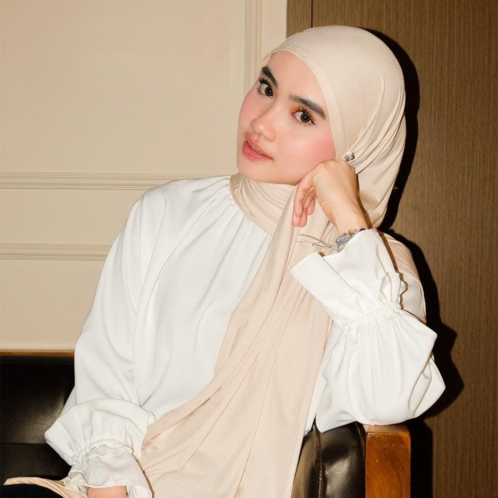 Shawl Tencel , Hijab TENCEL™ Micro Modal Curved Pashmina Exclusive Special Ramadan - image 4