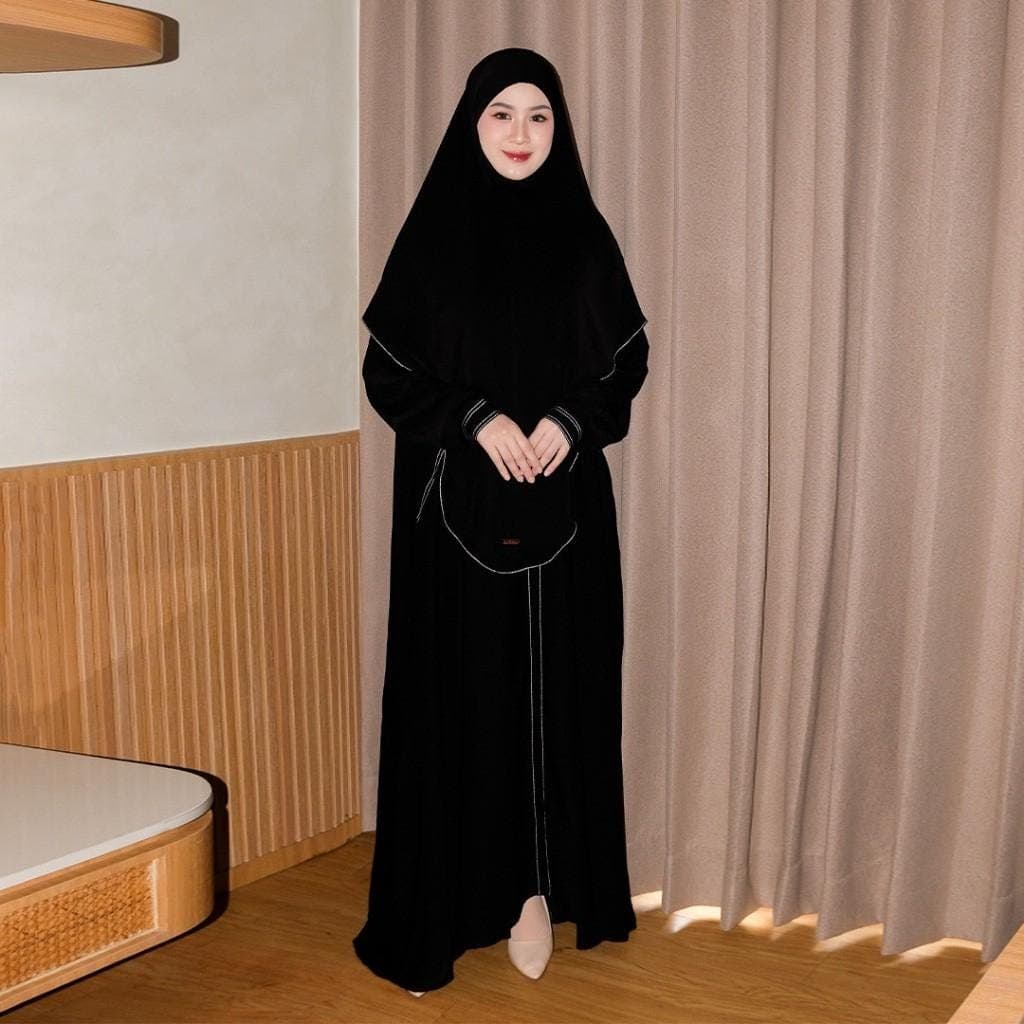 Humaya Abaya Set Cooltech Fabric Khimar Set for Hajj, Umrah and Eid - image 5