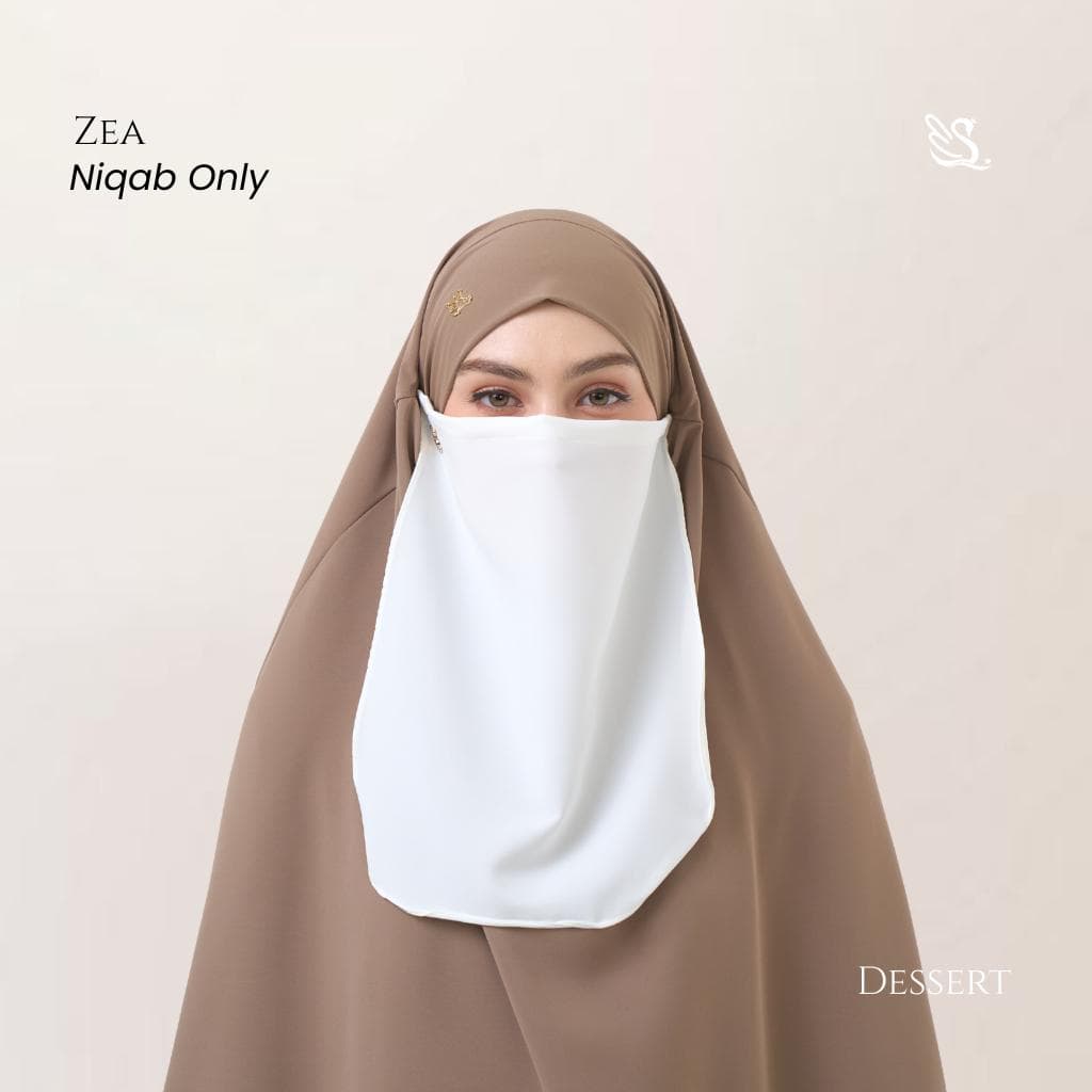 Zea Niqab | Lightweight Woolpeach Anti-UV Face Veil, Breathable Islamic Modest Wear - image 5