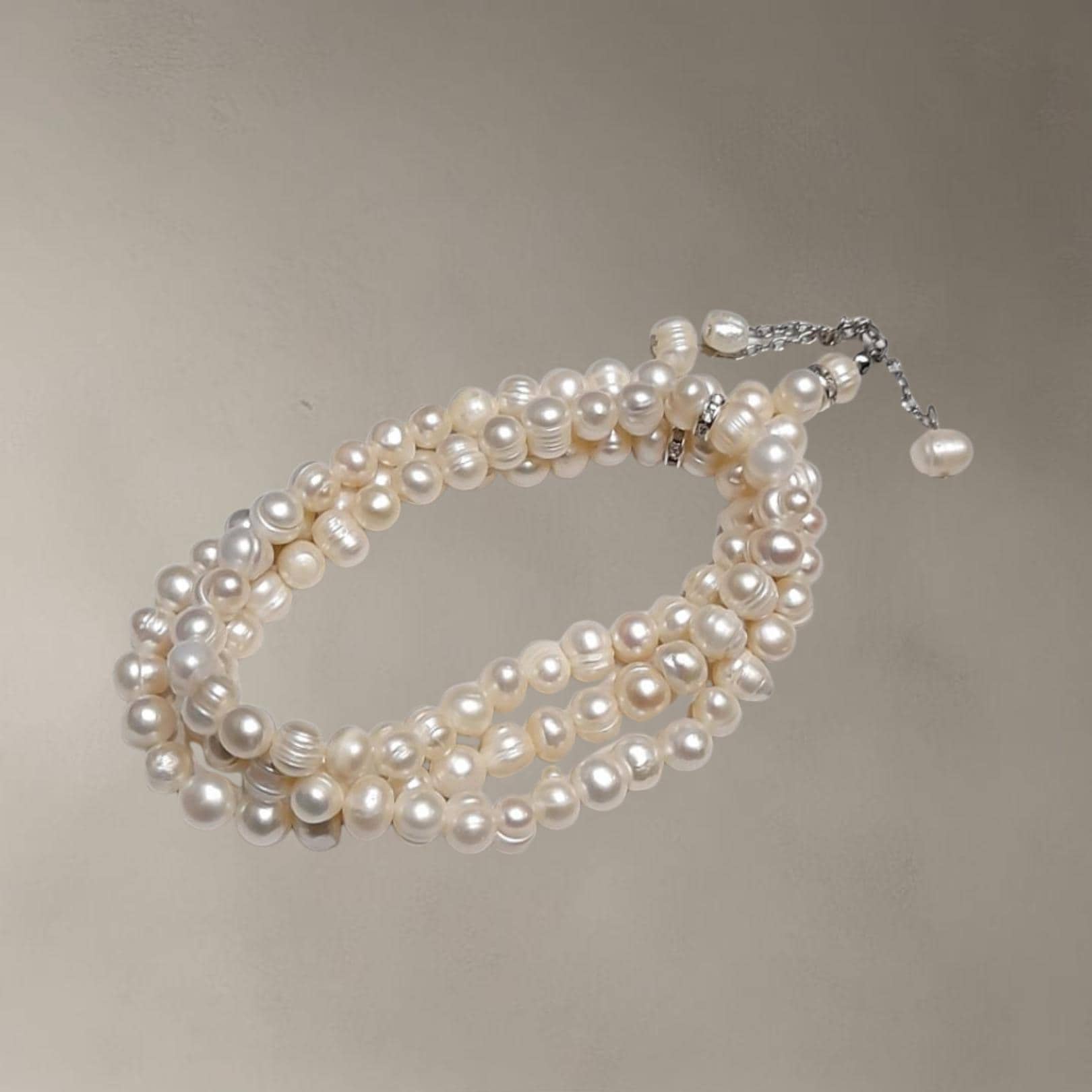 Islamic Prayer Beads Freshwater Pearl Tasbih, Handmade Misbaha, 100% Natural Pearls from Indonesian Beach