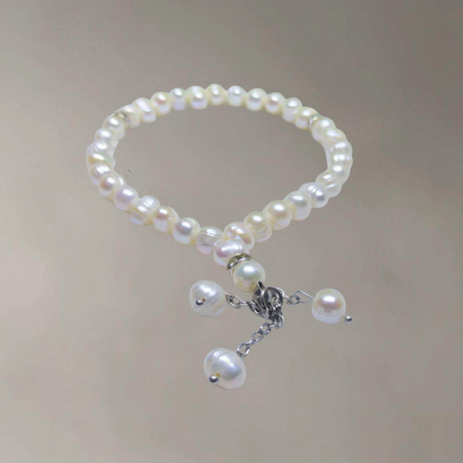 Islamic Prayer Beads Freshwater Pearl Tasbih, Handmade Misbaha, 100% Natural Pearls from Indonesian Beach - image 5