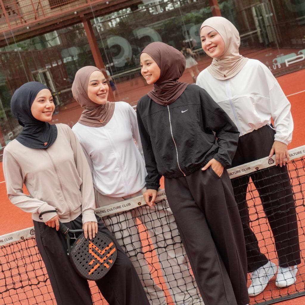 Instant Hijab, TENCEL™ Micro Modal  Sports Drawstring Instant - image 3