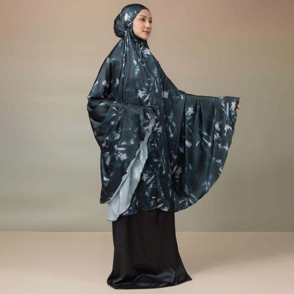 Aura Silk Prayer Set – Elegant 2-in-1 Prayer Dress, Hijab