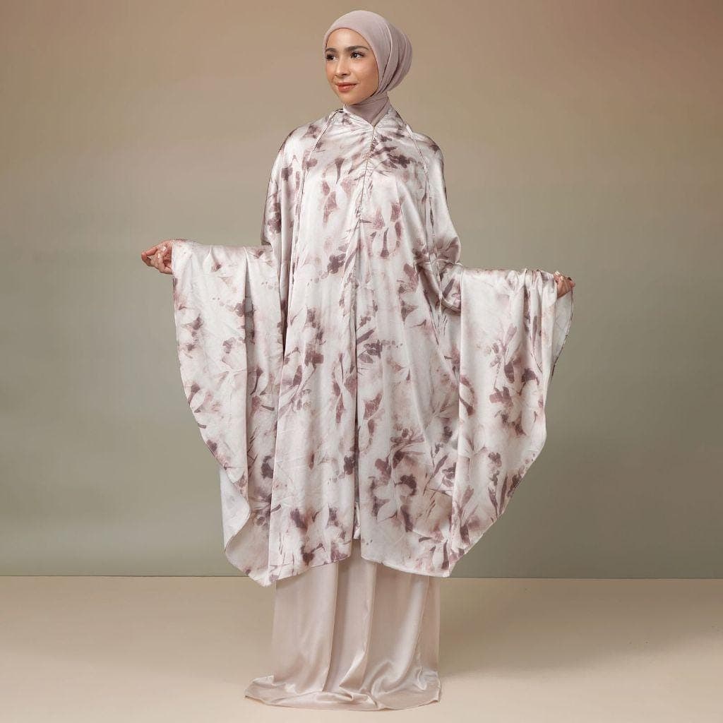 Aura Silk Prayer Set – Elegant 2-in-1 Prayer Dress, Hijab - image 5