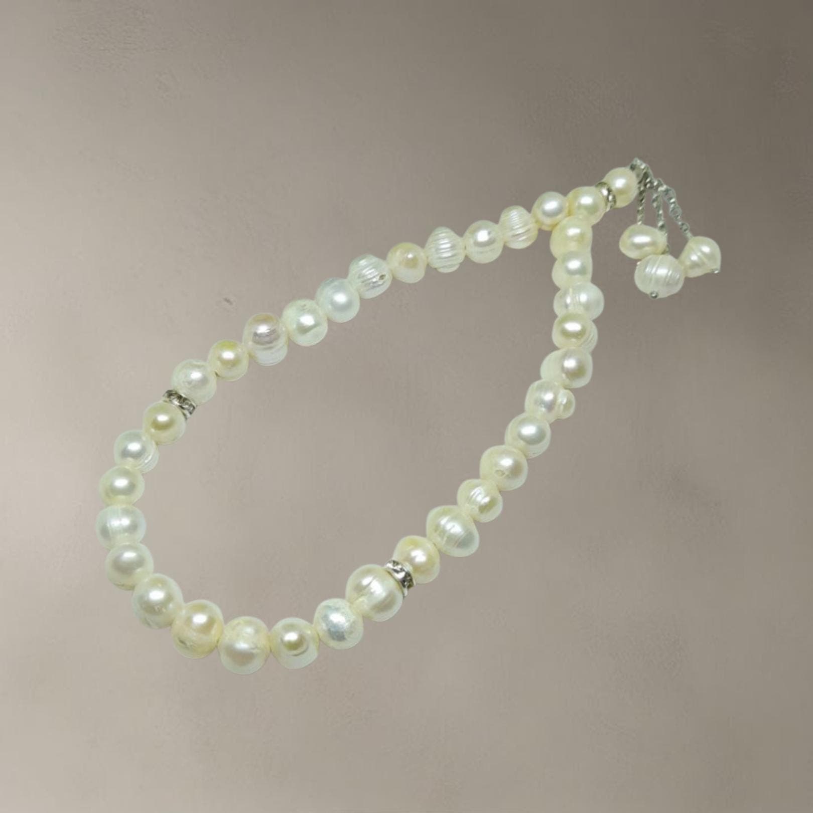 Islamic Prayer Beads Freshwater Pearl Tasbih, Handmade Misbaha, 100% Natural Pearls from Indonesian Beach - image 4