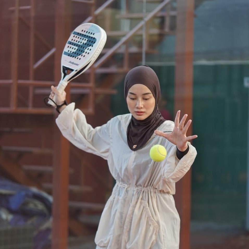 Instant Hijab, TENCEL™ Micro Modal  Sports Drawstring Instant - image 4