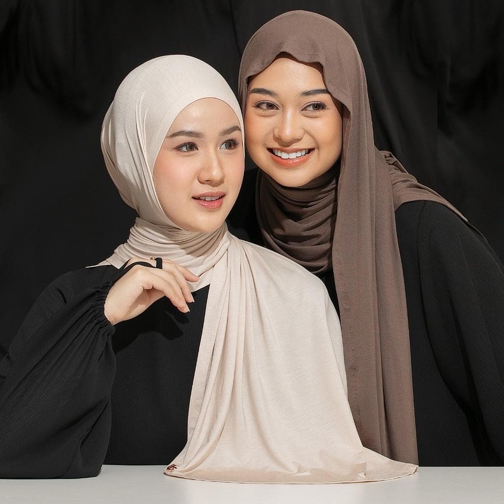 Shawl Tencel , Hijab TENCEL™ Micro Modal Curved Pashmina Exclusive Special Ramadan - image 5