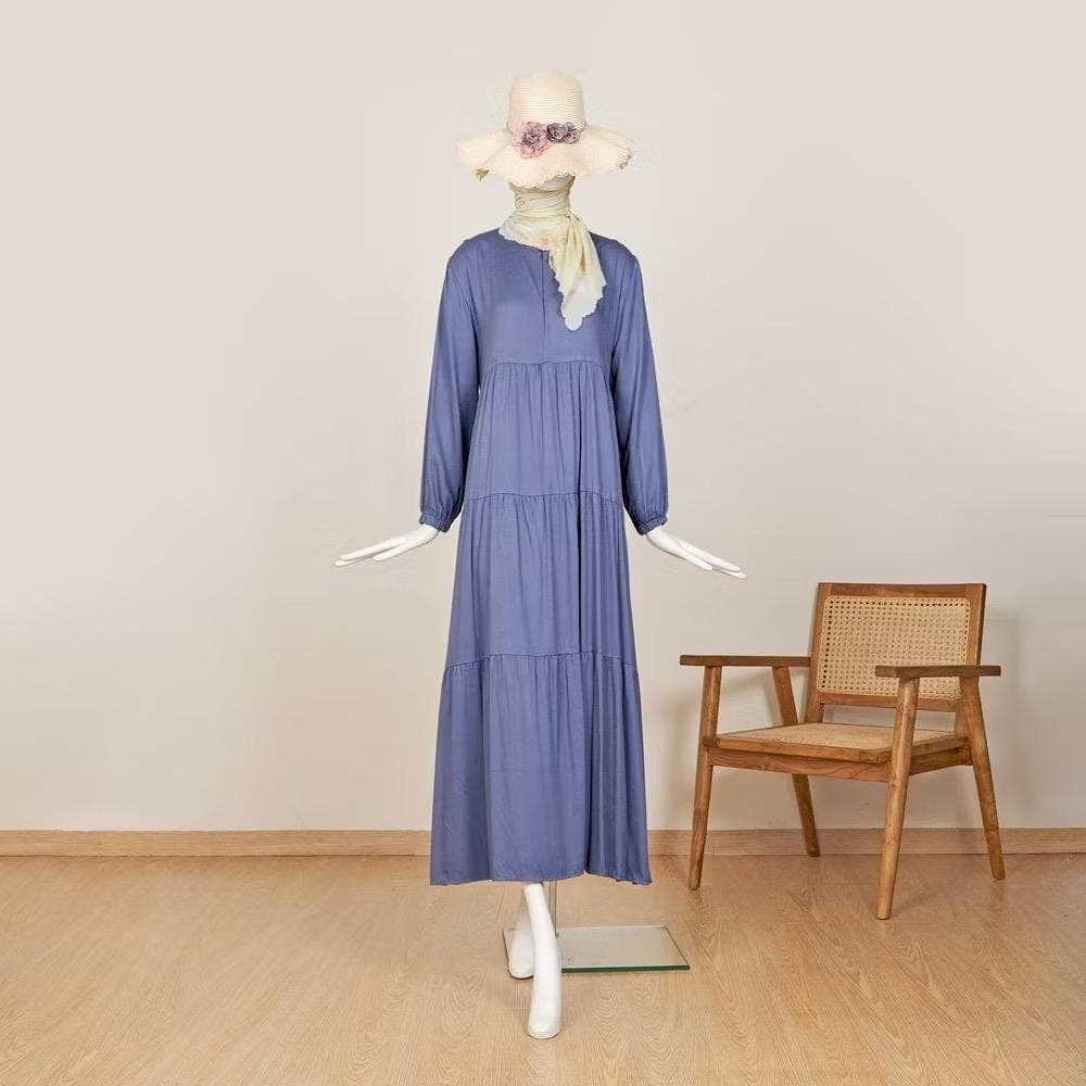 Homedress, Rayon Twill Maxi dress, Hijab Outfit - image 3