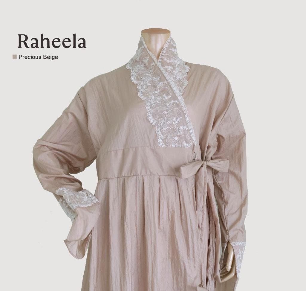 One-Piece Mukena Abaya – Hanbok Travel Prayer Dress, Korean Parachute - image 4